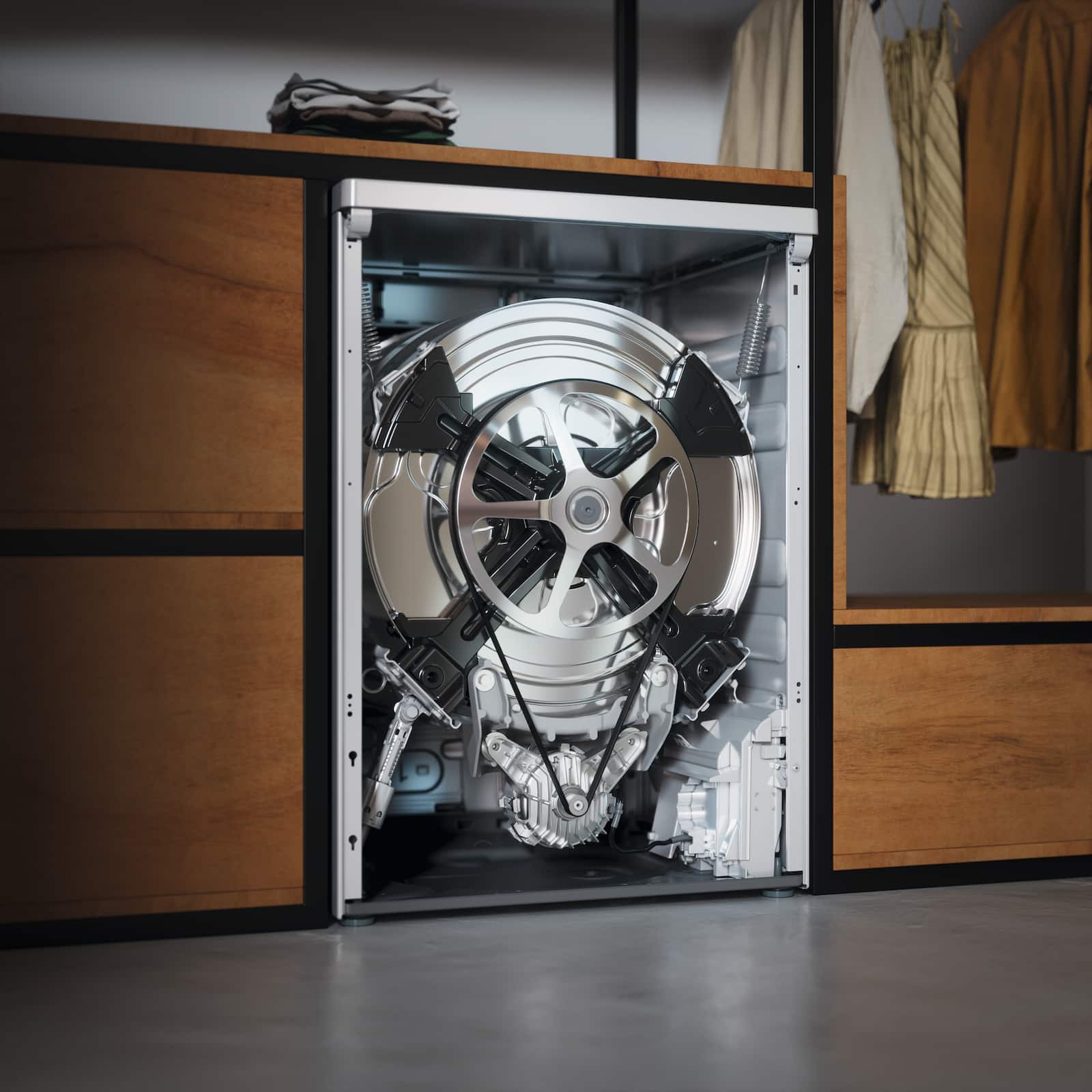 Lavadora de Carga Frontal 9 kg 1600 rpm Dosificación Automática WiFi Blanco