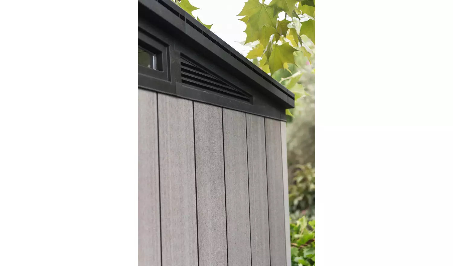 Keter Artisan Caseta de Jardín de Plástico Doble Puerta
