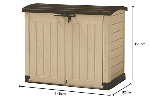 Keter Store-It Arc Caseta de Jardín 1200 L Taupe/Beige