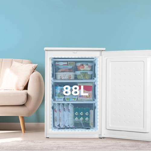 COMFEE' Congelador Bajo Encimera 88 L 55 cm Puerta Reversible