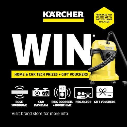 Kärcher WD 6 P Premium Aspirador Seco y Húmedo 1300 W Acero Inoxidable