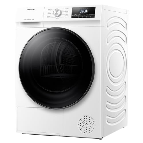Secadora de Bomba de Calor 9 kg 15 Programas Auto-Secado Vapor Blanco 60 cm