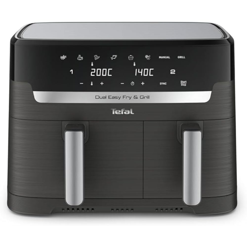 Tefal Easy Fry Dual Zone Freidora de Aire Doble 8,3 L 8 en 1