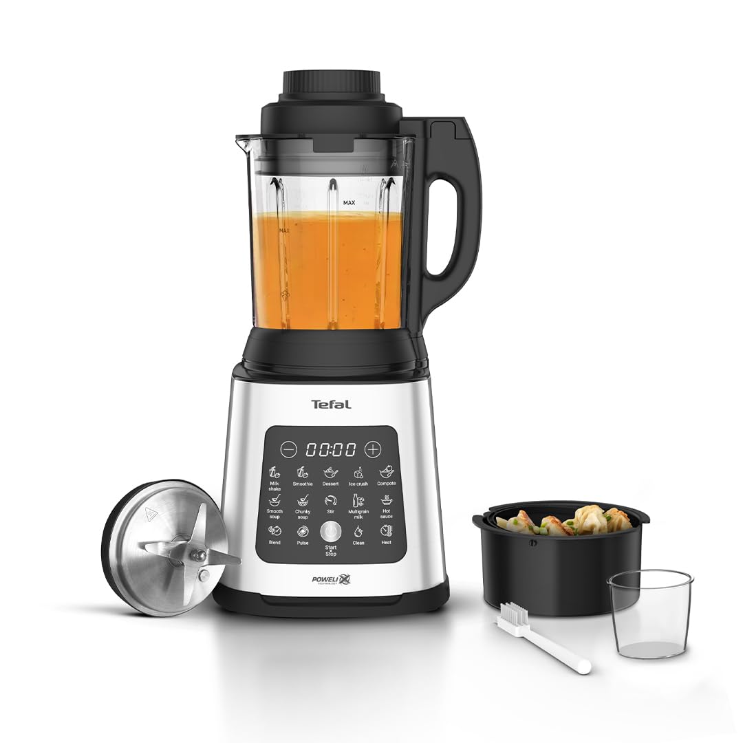 Tefal PerfectMix Cook Batidora de Vaso y Sopera 2 L 10 Programas