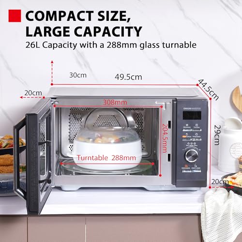 Toshiba Microondas con Freidora de Aire 6 en 1 26 L 900 W Gris