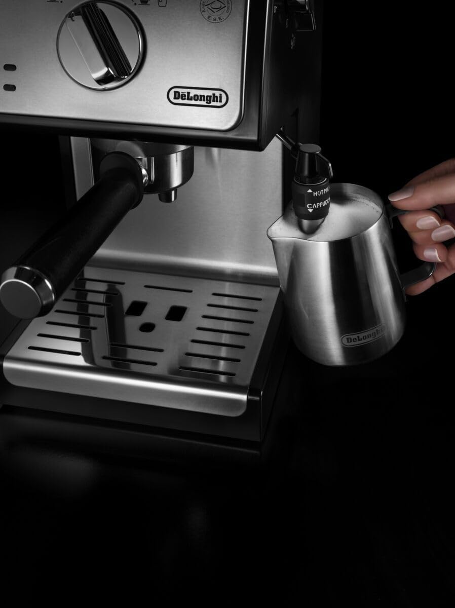 De'Longhi Cafetera Espresso Manual Café y Cappuccino Negro