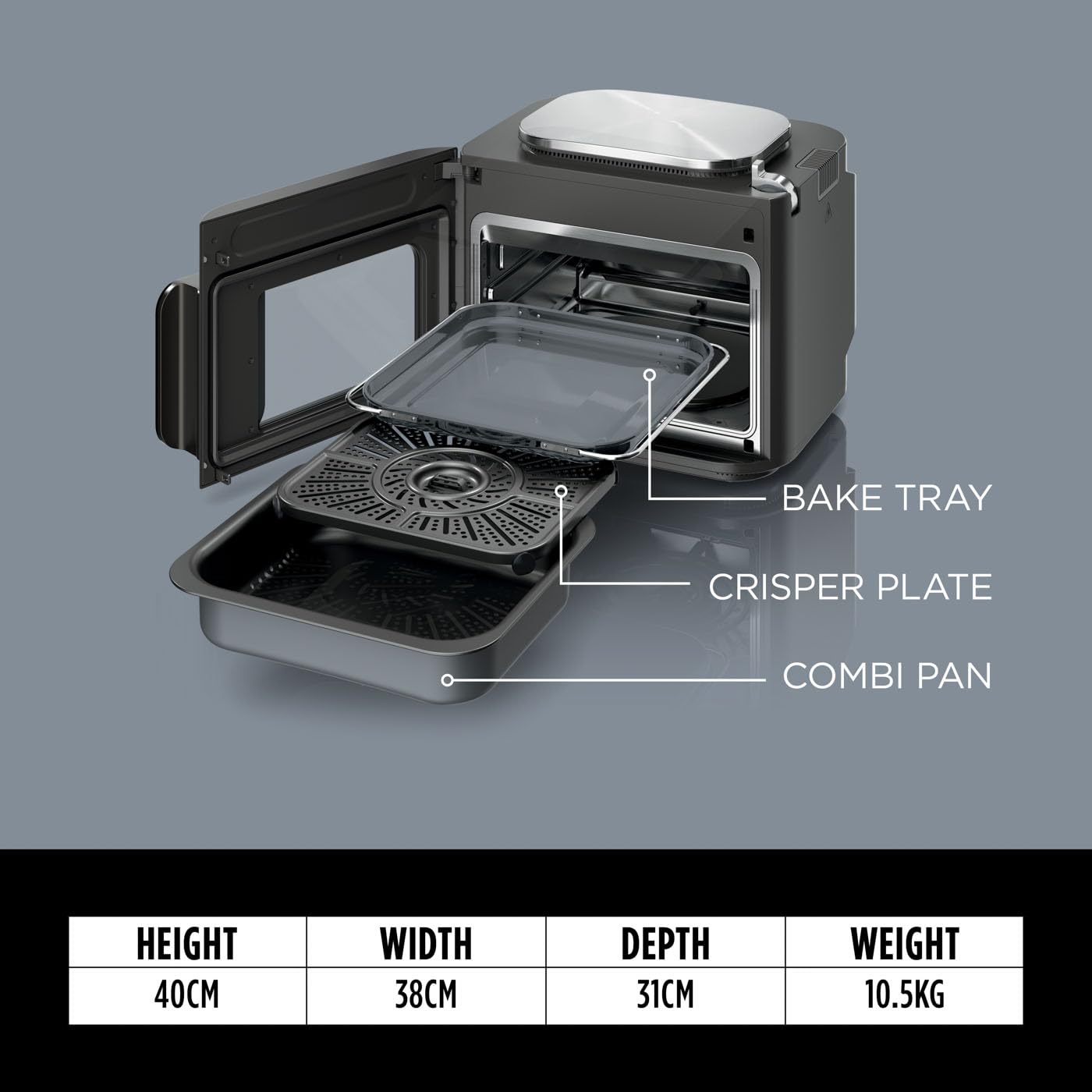 Ninja Combi Olla Multifunción Horno y Freidora de Aire 12 en 1