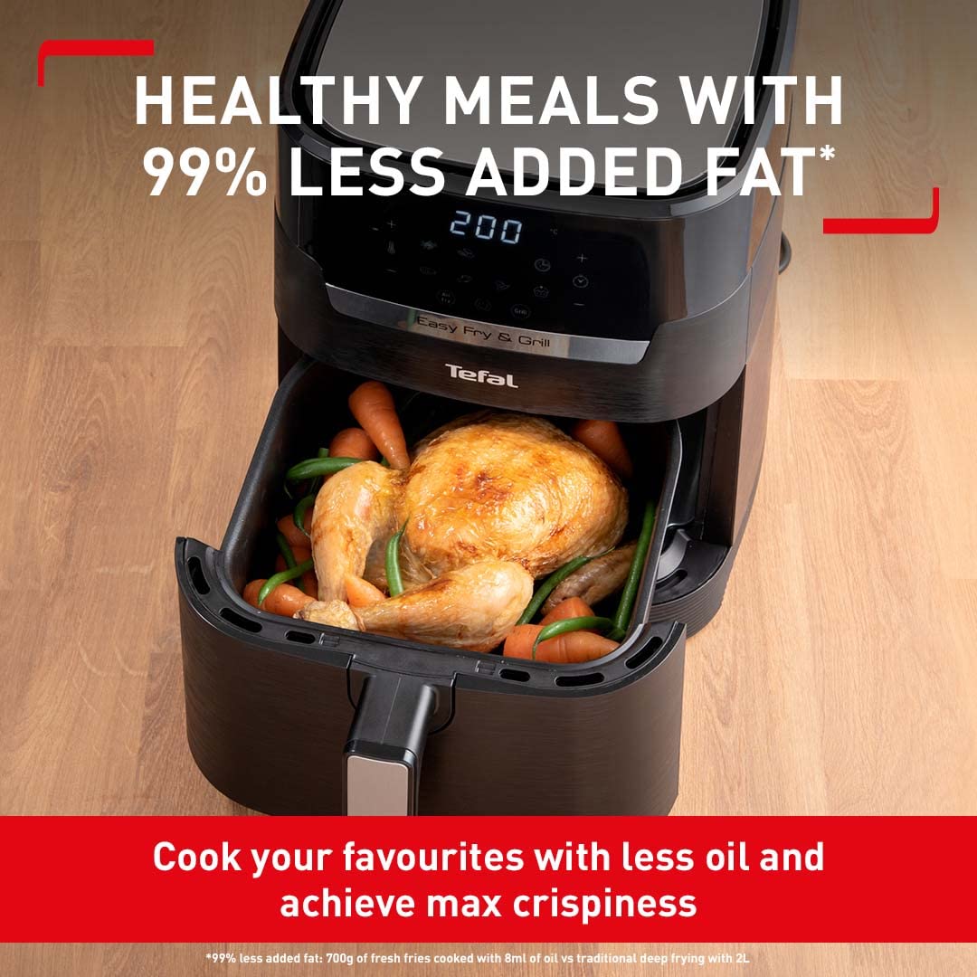 Tefal Easy Fry Precision Freidora de Aire y Grill 2 en 1 4,2 L 8 Programas