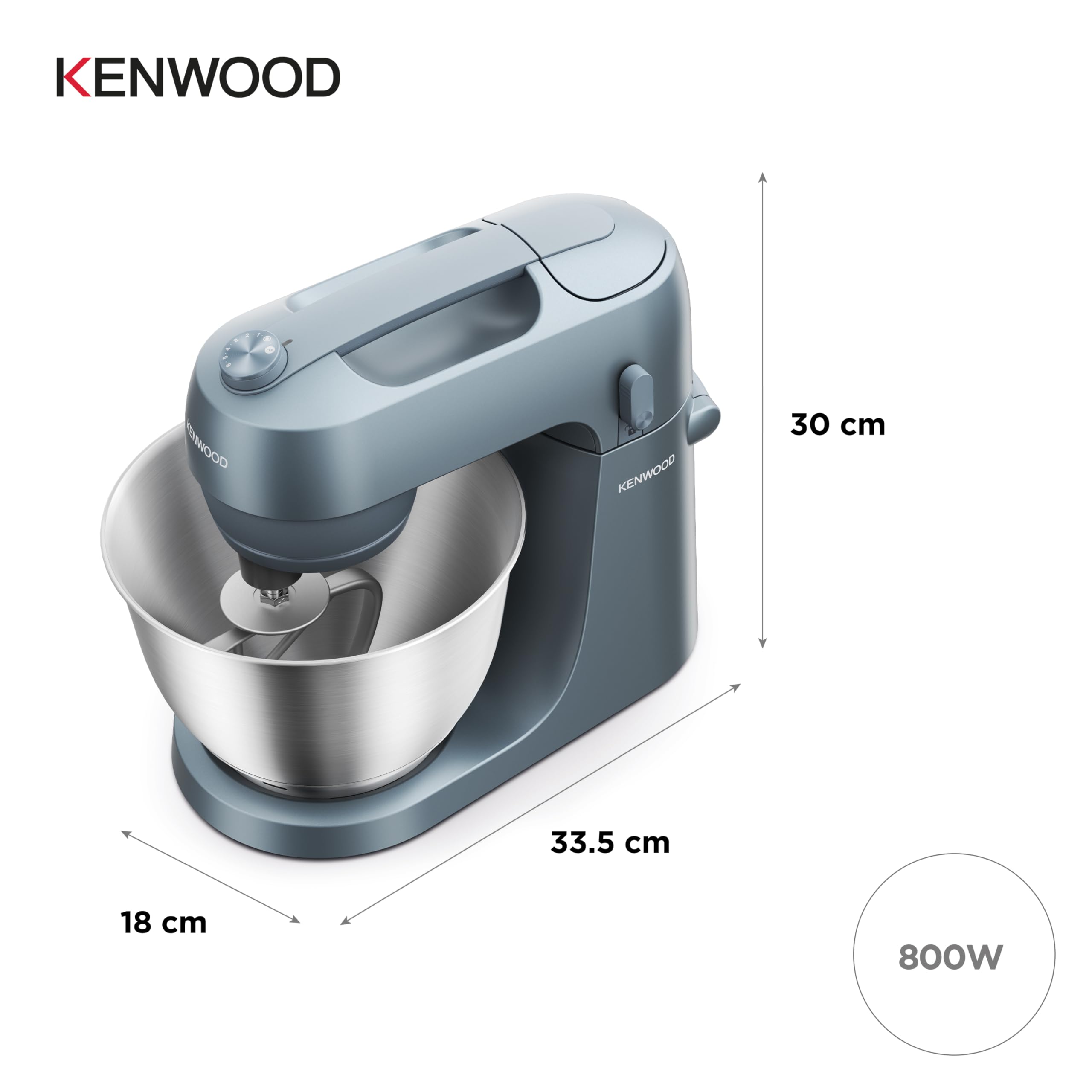 Kenwood Go Collection Robot Amasadora Azul
