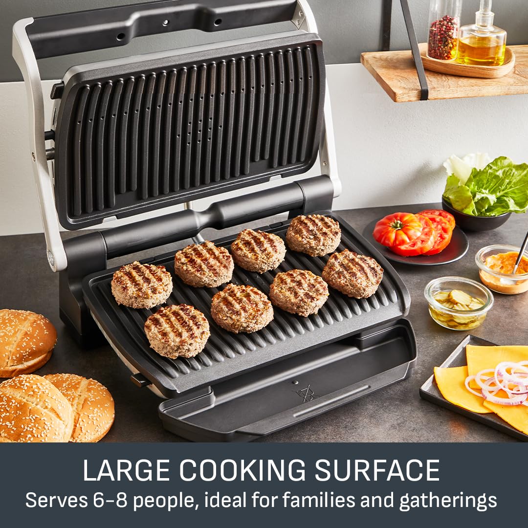 Tefal OptiGrill Plus XL Grill Eléctrico 9 Programas con Sensor de Cocción