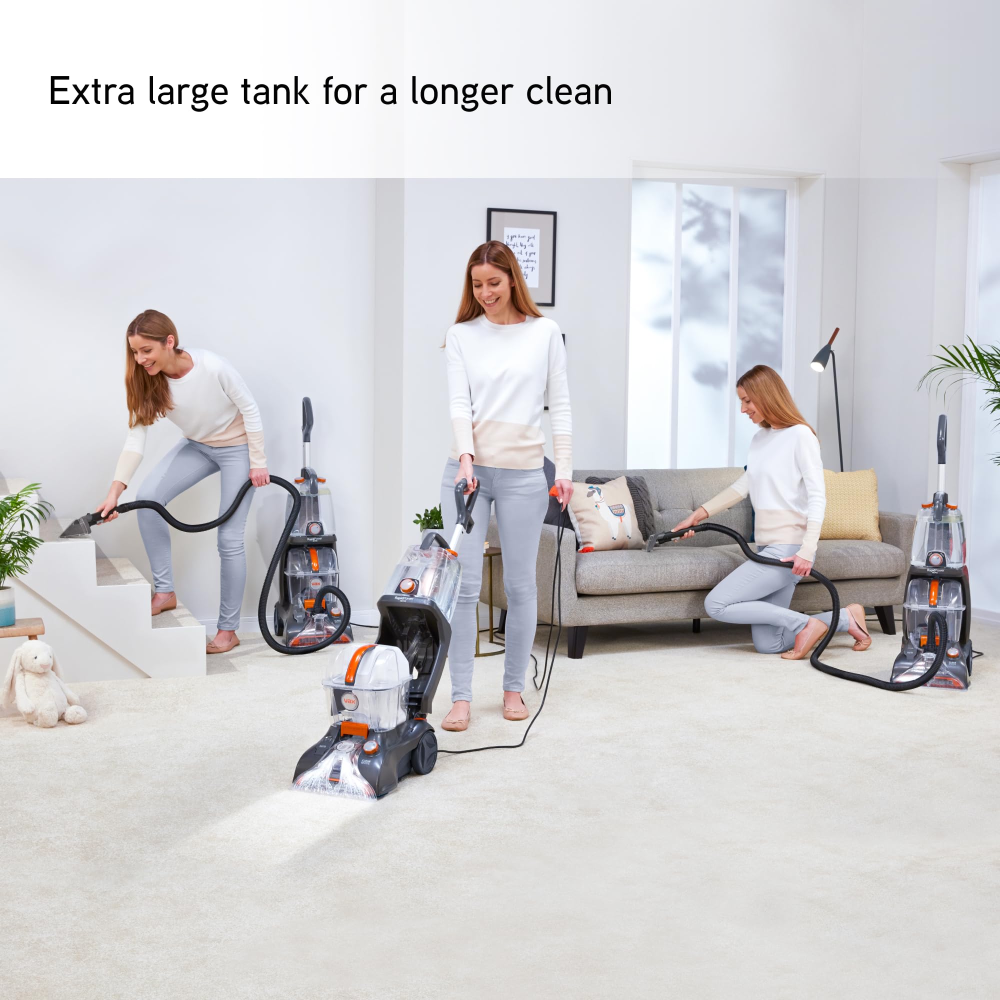 Vax Rapid Power Revive Limpiador de Alfombras Secado Rápido