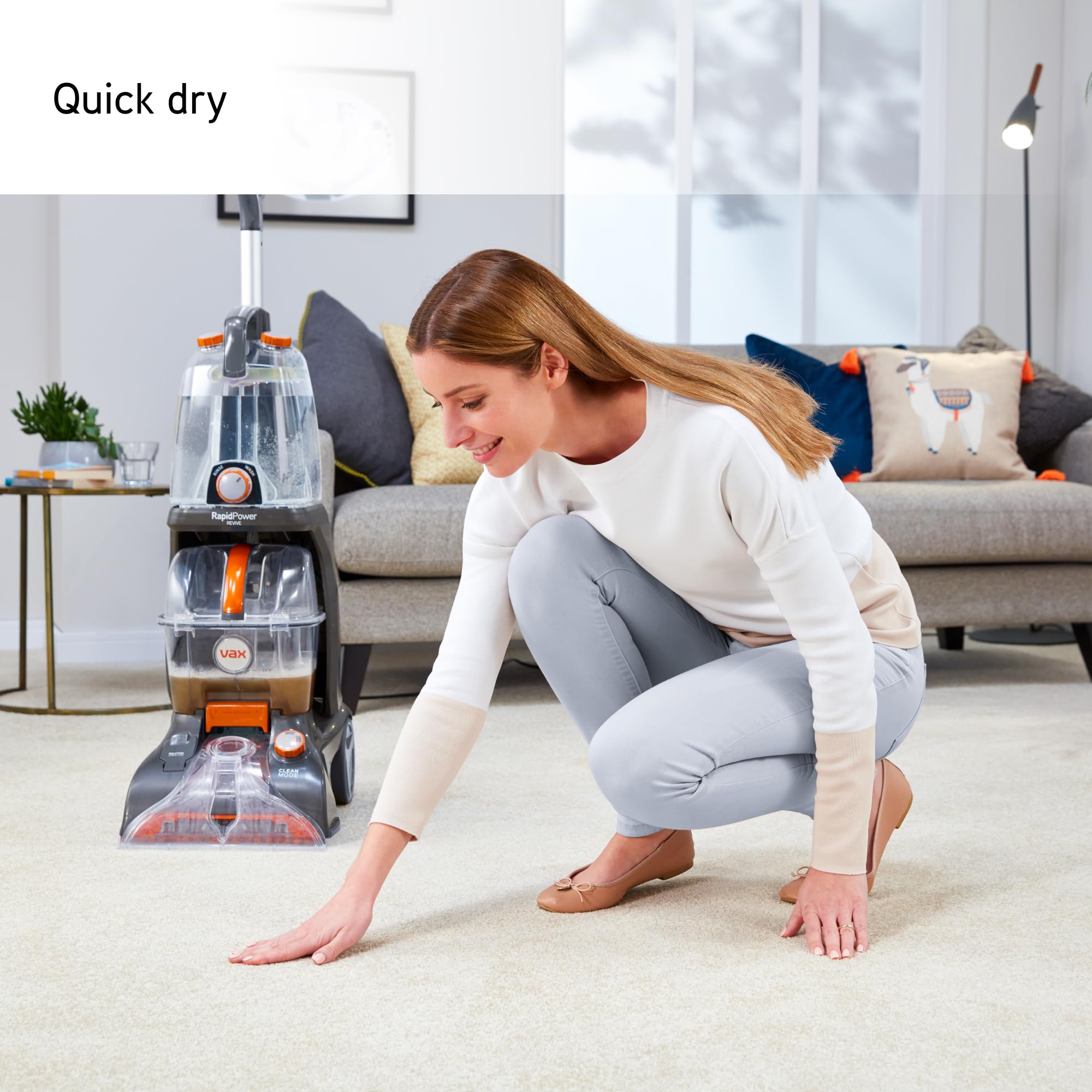 Vax Rapid Power Revive Limpiador de Alfombras Secado Rápido