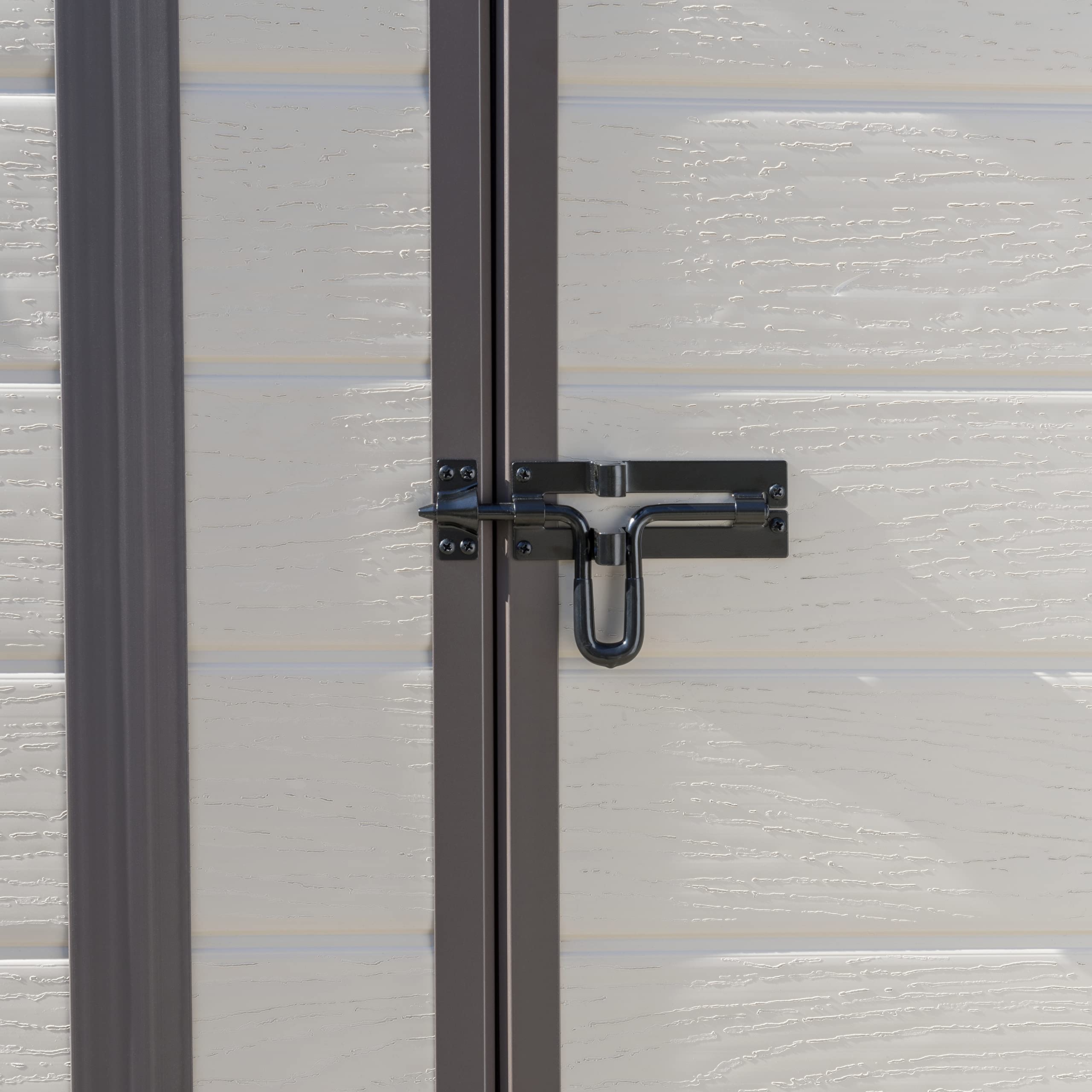 Keter Manor Caseta de Jardín Puerta Simple Efecto Madera Beige