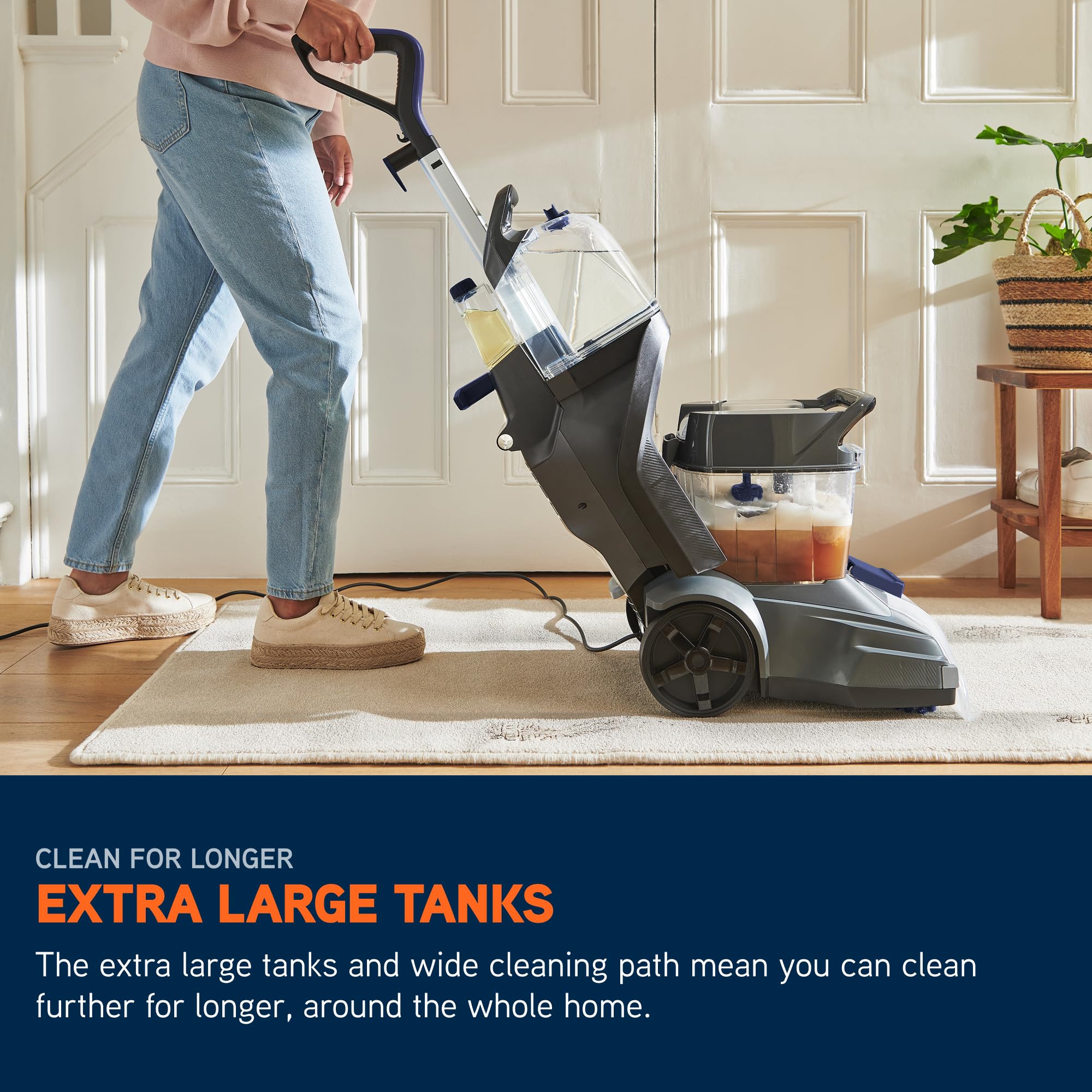 Vax SpinScrub Power Plus Limpiador de Alfombras y Tapicería Vertical