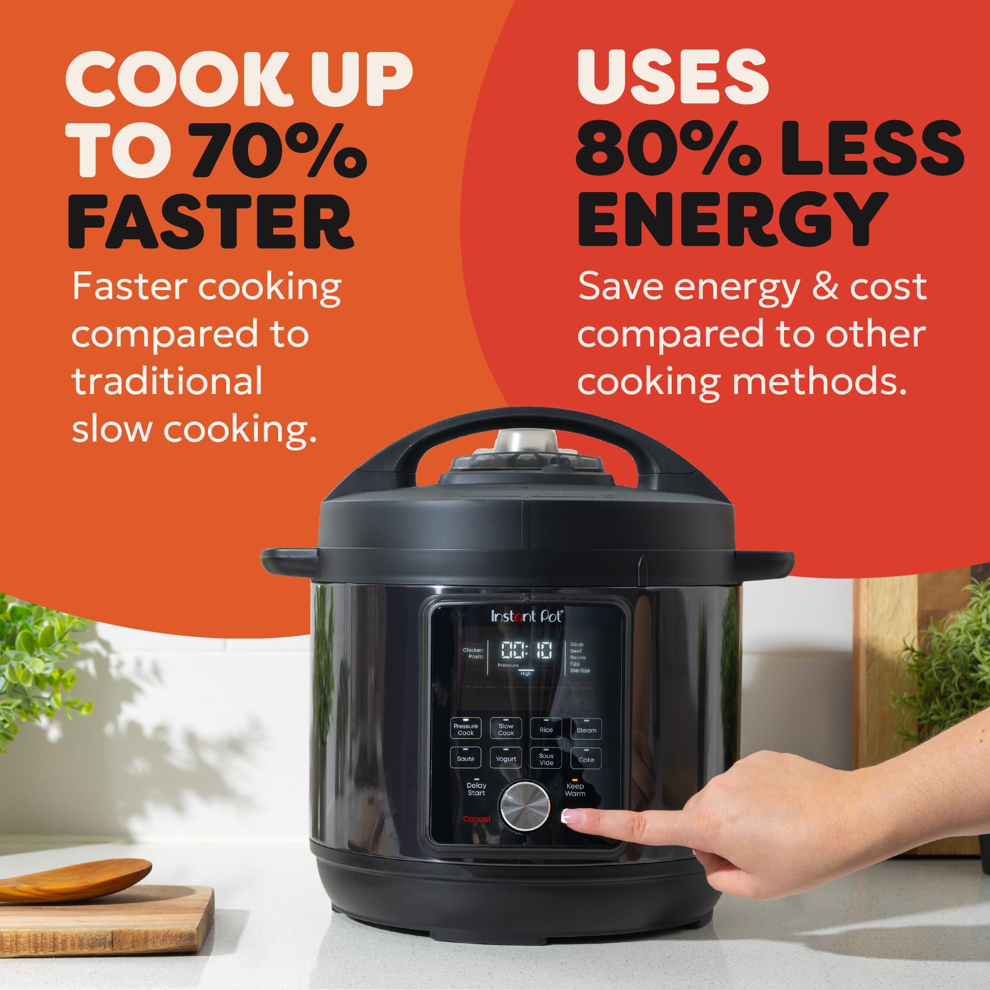 Instant Pot Duo Plus Olla Multifunción a Presión 5,7 L Negro