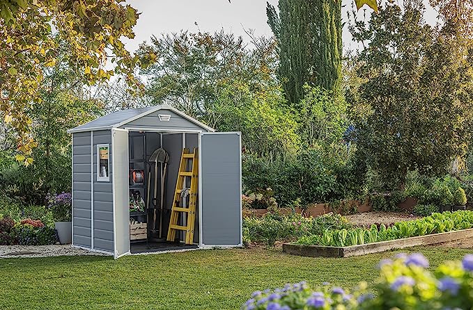 Keter Manor Caseta de Jardín Doble Puerta