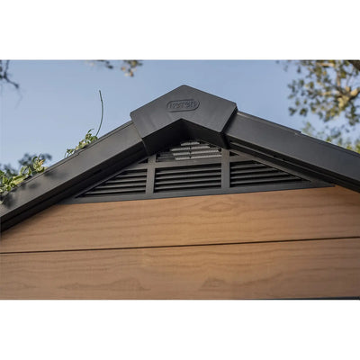 Keter Newton Caseta de Jardín de Plástico Doble Puerta