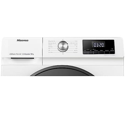 Lavadora de Carga Frontal 12 kg Inverter 15 Programas 1400 rpm Blanco Clase A