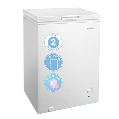 COMFEE' Congelador Horizontal 99 L Convertible Blanco