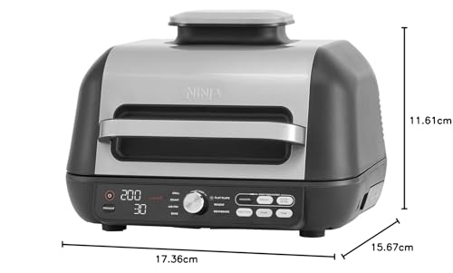 Ninja Foodi MAX PRO Grill de Salud y Freidora de Aire 3,8 L 7 en 1