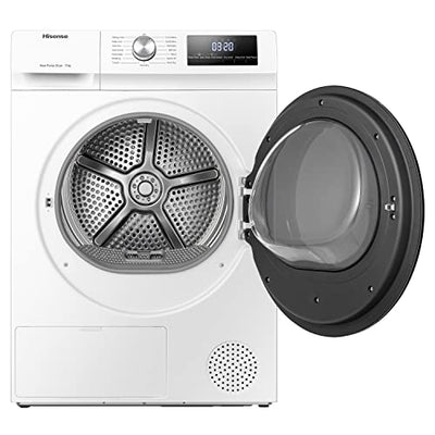 Secadora de Bomba de Calor 9 kg 15 Programas Auto-Secado Vapor Blanco 60 cm