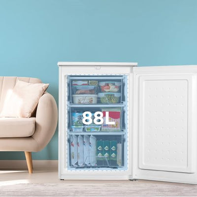 COMFEE' Congelador Bajo Encimera 88 L 55 cm Puerta Reversible