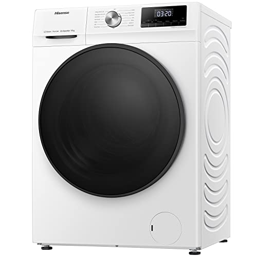 Lavadora de Carga Frontal 10 kg 1400 rpm Inverter Vapor Blanco Clase A