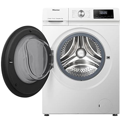 Lavadora de Carga Frontal 10 kg 1400 rpm Inverter Vapor Blanco Clase A