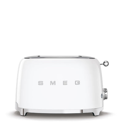Smeg Set Hervidor 1,7 L y Tostadora 2 Rebanadas Estilo Retro Blanco