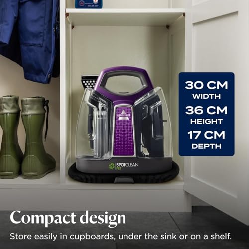 BISSELL SpotClean Pet Limpiador de Manchas Portátil para Alfombras