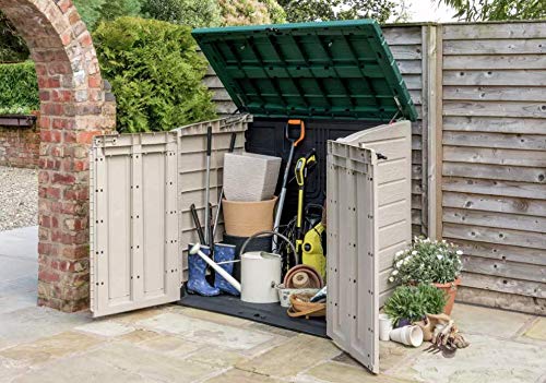 Keter Store It Out Max Caseta de Almacenamiento 1200 L Beige/Verde