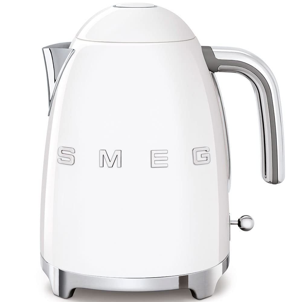 Smeg Set Hervidor 1,7 L y Tostadora 2 Rebanadas Estilo Retro Blanco