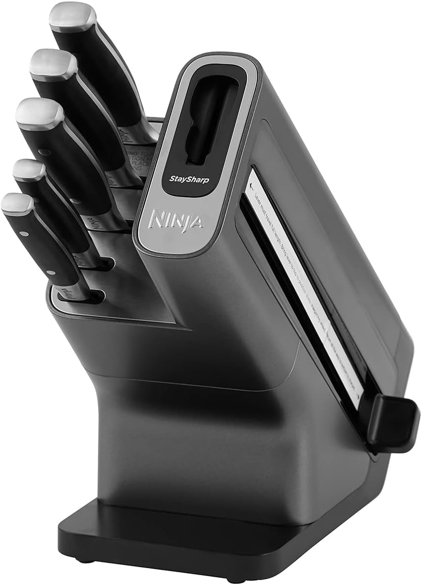 Ninja Foodi StaySharp Bloque de Cuchillos con Afilador 5 Piezas