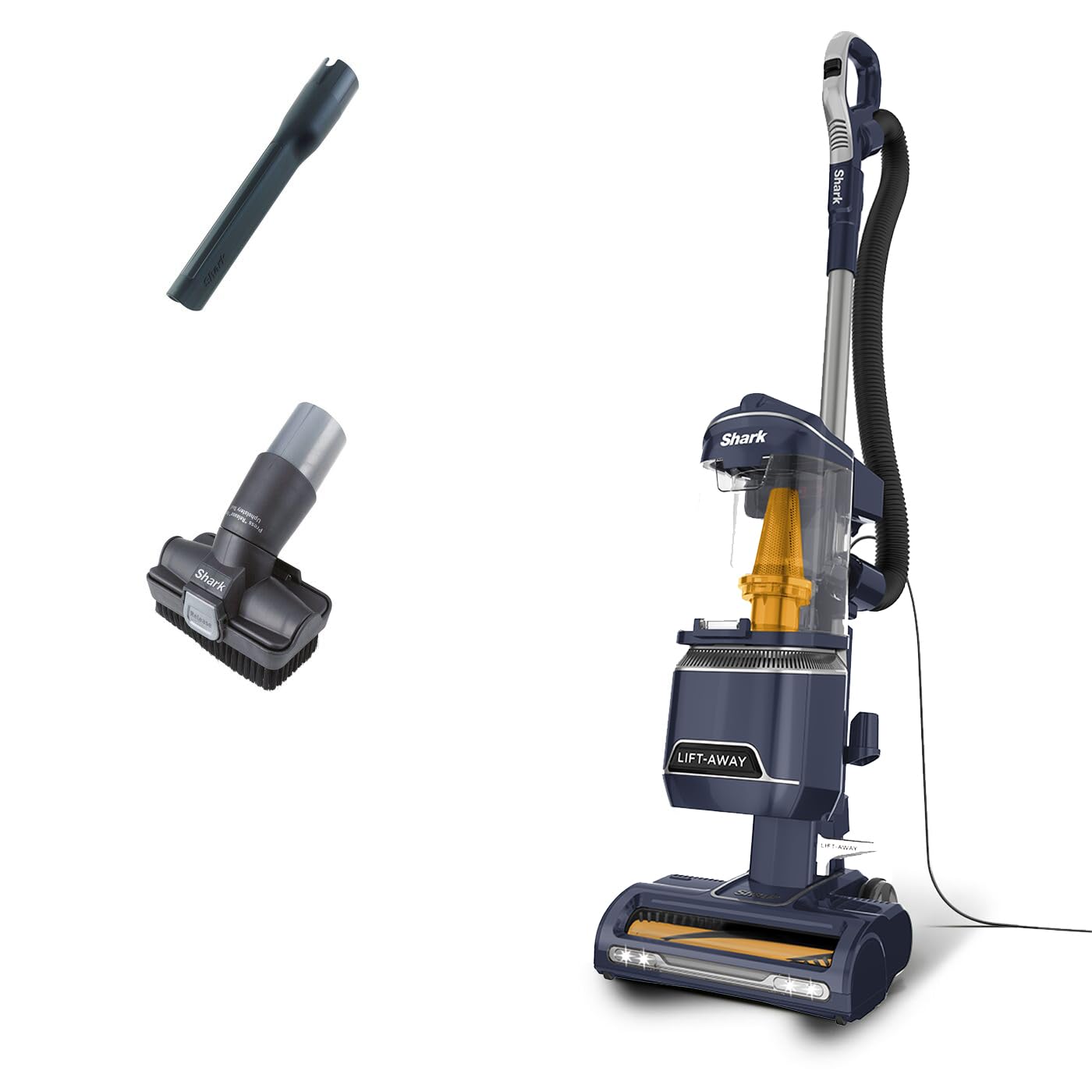 Shark Aspirador Vertical con Cable 1,1 L Anti Enredos LED Lift-Away