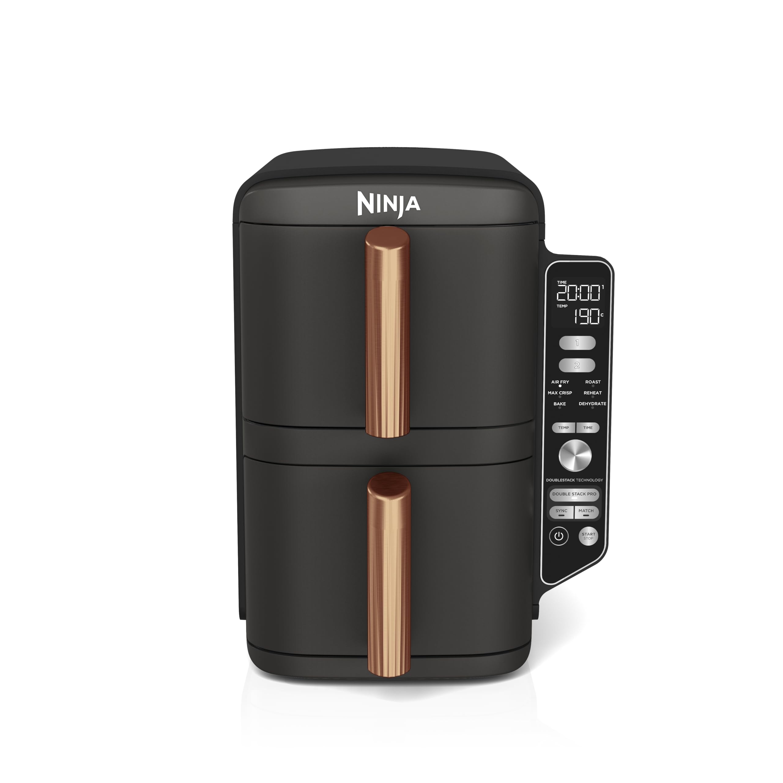 Ninja Double Stack XL Freidora de Aire Vertical Doble 4 Niveles