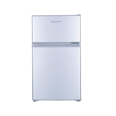 Cookology Frigorífico Combi Bajo Encimera 47 cm Plata