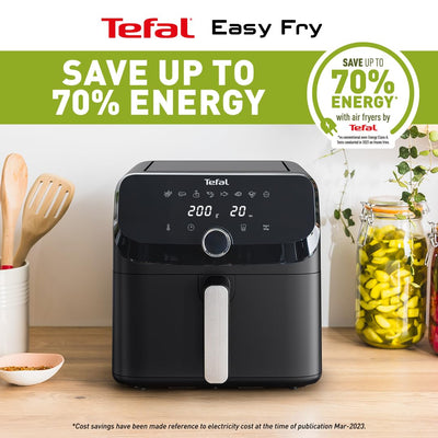 Tefal Easy Fry Mega Freidora de Aire 7,5 L 8 Programas de Cocción