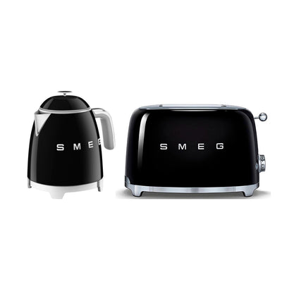 Smeg Set Desayuno Retro Mini Hervidor 0,8 L 1400 W