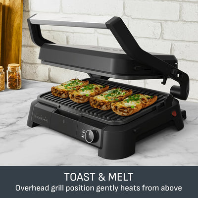 Tefal SuperGrill 3 en 1 XL Grill Eléctrico de Interior Temperatura Ajustable