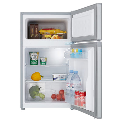 Cookology Frigorífico Combi Bajo Encimera 47 cm Plata