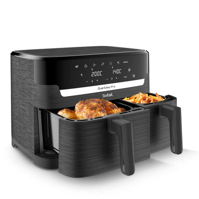Tefal Easy Fry Dual Zone Freidora de Aire Doble 8,3 L 8 en 1 Asar Hornear