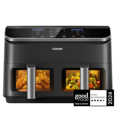 COSORI Freidora de Aire Doble 8,5 L 8 en 1 Familiar