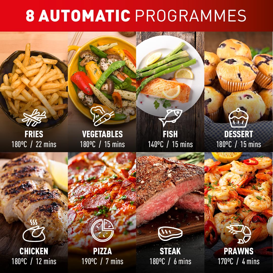 Tefal Easy Fry Mega Freidora de Aire 7,5 L 8 Programas