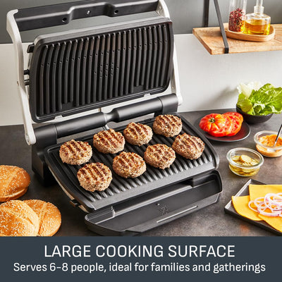 Tefal OptiGrill Plus XL Grill Eléctrico 9 Programas con Sensor de Cocción