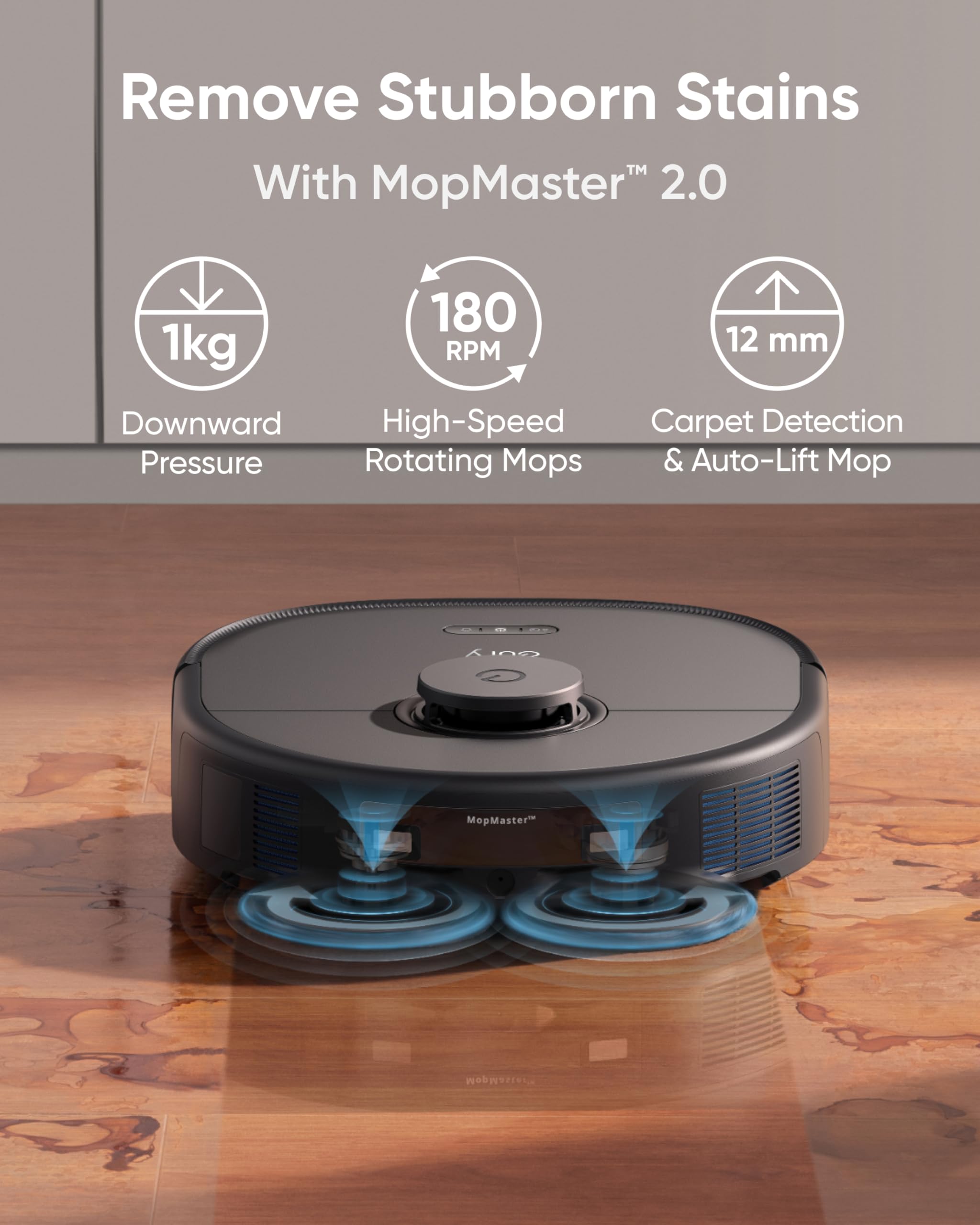 eufy X10 Pro Omni Robot Aspirador y Fregona 8000Pa Estación Todo en Uno