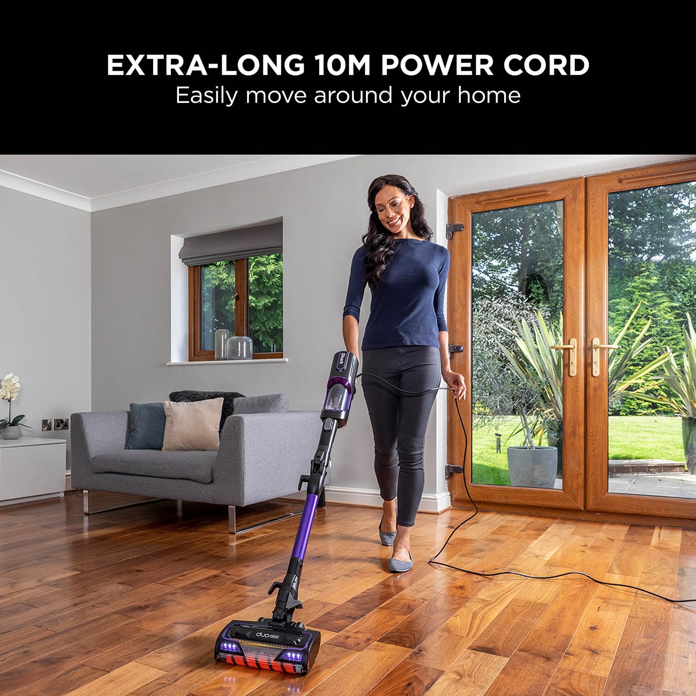 Shark Aspirador Escoba con Cable Anti Enredos DuoClean Flexible