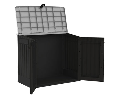 Keter Store-It-Out Midi Caseta de Almacenamiento 130x74x110 cm Negro/Gris