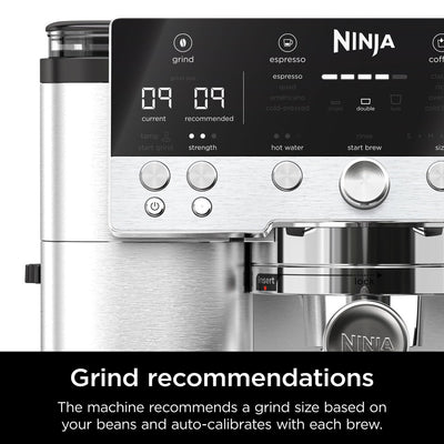 Ninja Luxe Premier Cafetera 3 en 1 Espresso Latte y Cappuccino
