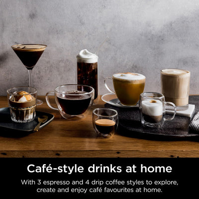 Ninja Luxe Premier Cafetera 3 en 1 Espresso Latte y Cappuccino
