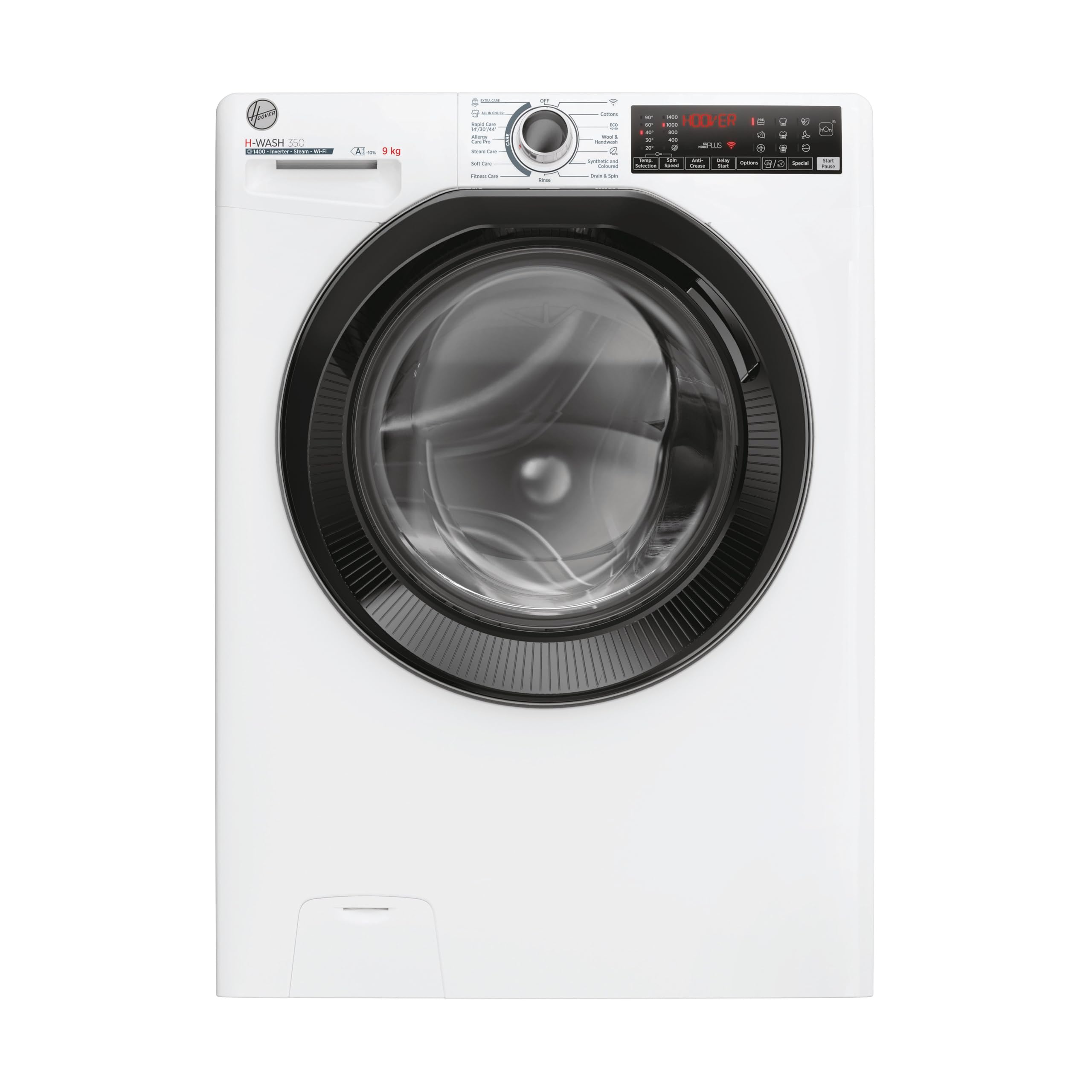 Lavadora de Carga Frontal 9 kg 1400 rpm 60 Programas WiFi Inverter Clase A
